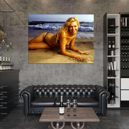 Laura Prepon Sexy Hot Beach Actress Wall Art Print Poster