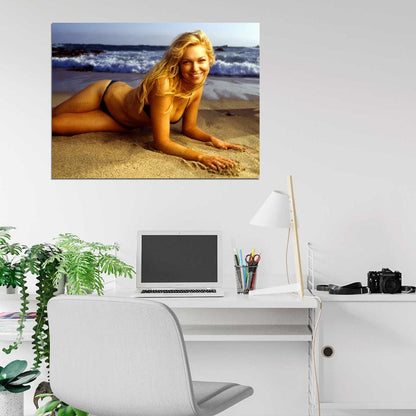 Laura Prepon Sexy Hot Beach Actress Wall Art Print Poster