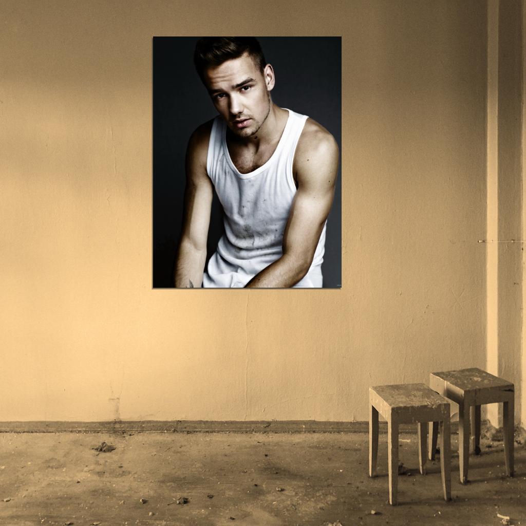 Liam Payne Sexy Portrait Hot Music Singer Wall Art Print Poster