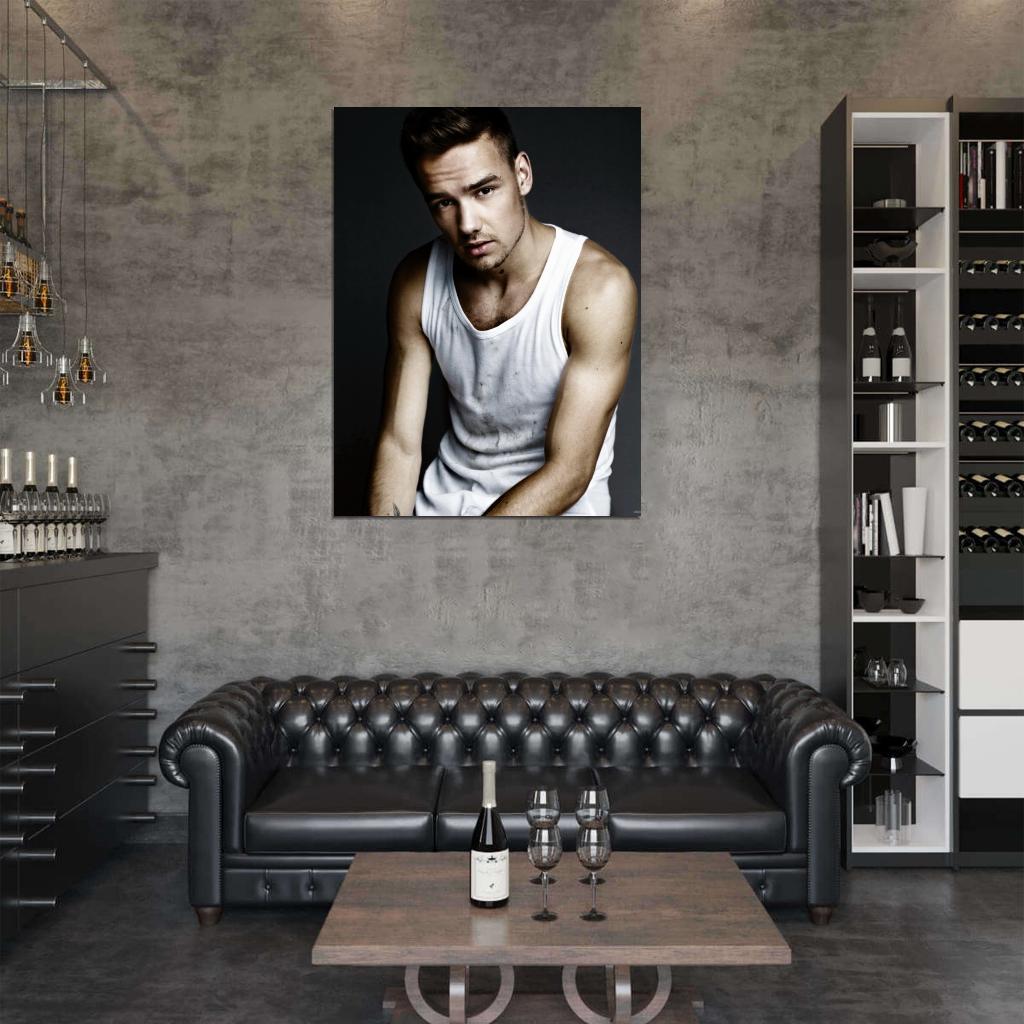Liam Payne Sexy Portrait Hot Music Singer Wall Art Print Poster
