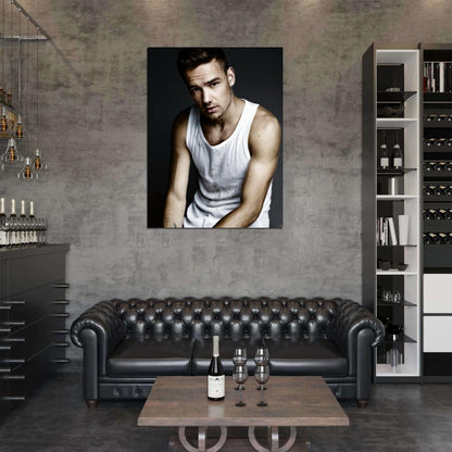 Liam Payne Sexy Portrait Hot Music Singer Wall Art Print Poster