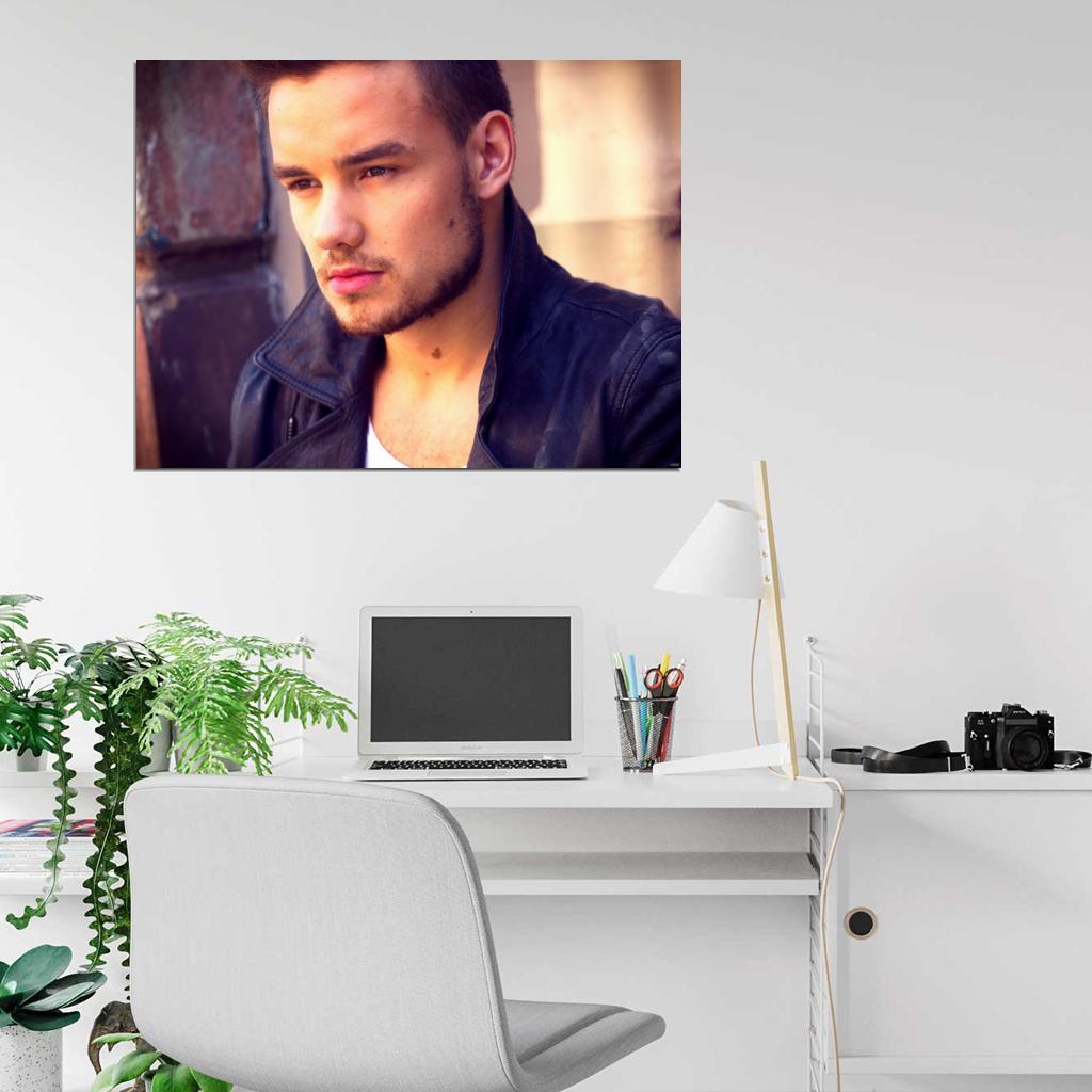 Liam Payne Cute Portrait Hot Music Singer Wall Art Print Poster