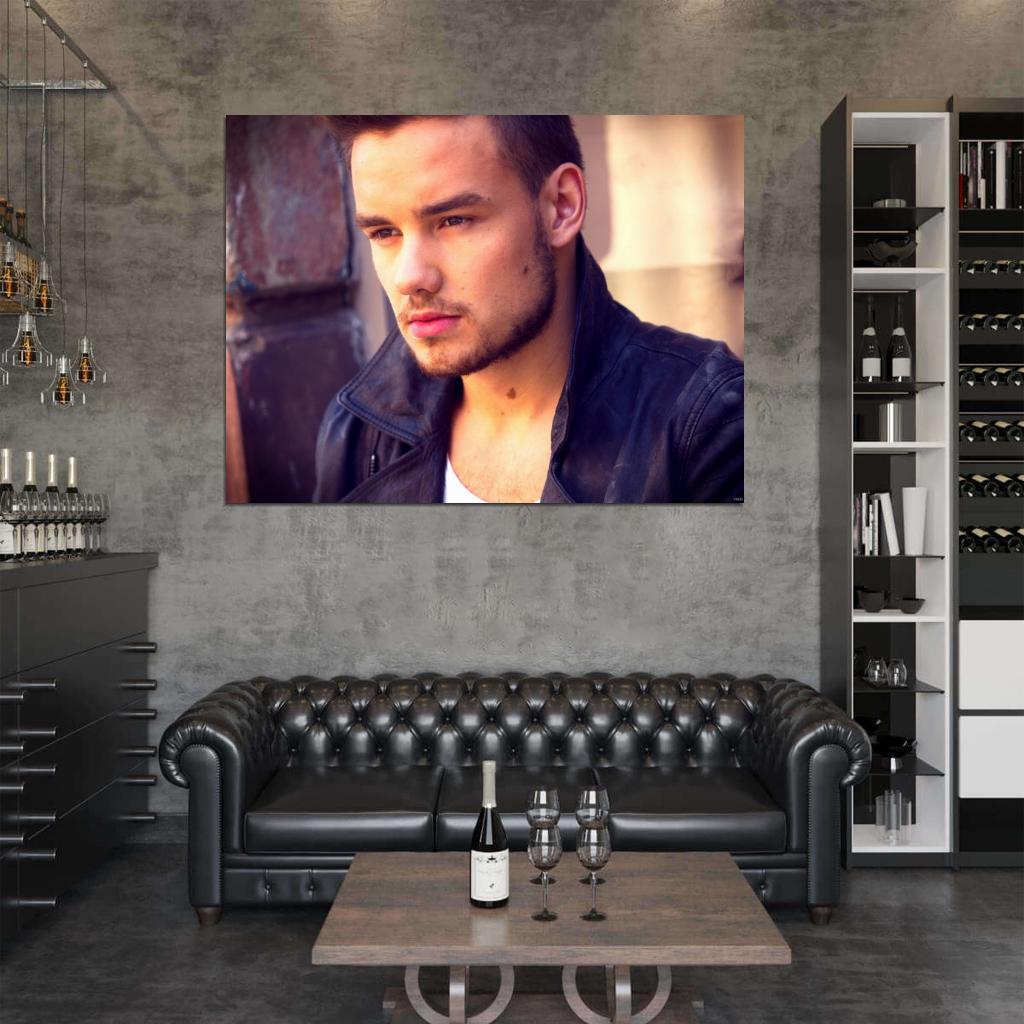 Liam Payne Cute Portrait Hot Music Singer Wall Art Print Poster