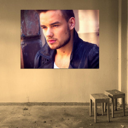 Liam Payne Cute Portrait Hot Music Singer Wall Art Print Poster