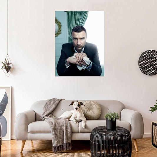 Liev Schreiber Ray Donovan Character Tv Series Wall Art Print Poster