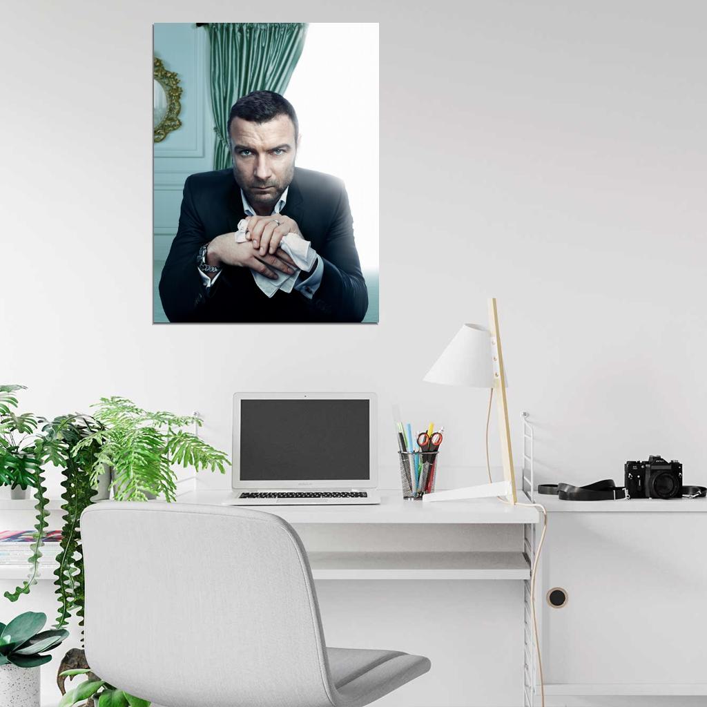 Liev Schreiber Ray Donovan Character Tv Series Wall Art Print Poster