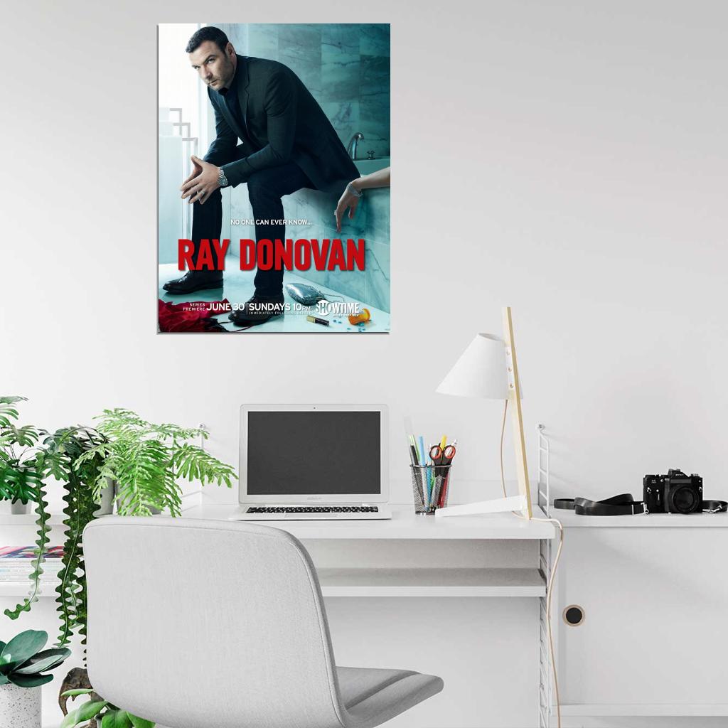 Liev Schreiber Ray Donovan Actor Tv Series Wall Art Print Poster