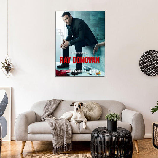 Liev Schreiber Ray Donovan Actor Tv Series Wall Art Print Poster