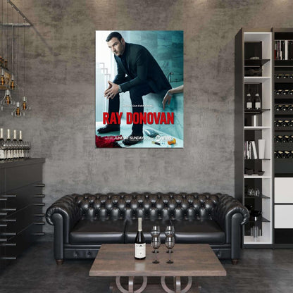 Liev Schreiber Ray Donovan Actor Tv Series Wall Art Print Poster