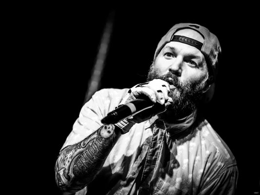 Limp Bizkit Fred Durst Rock Music Singer BW Wall Art Print Poster