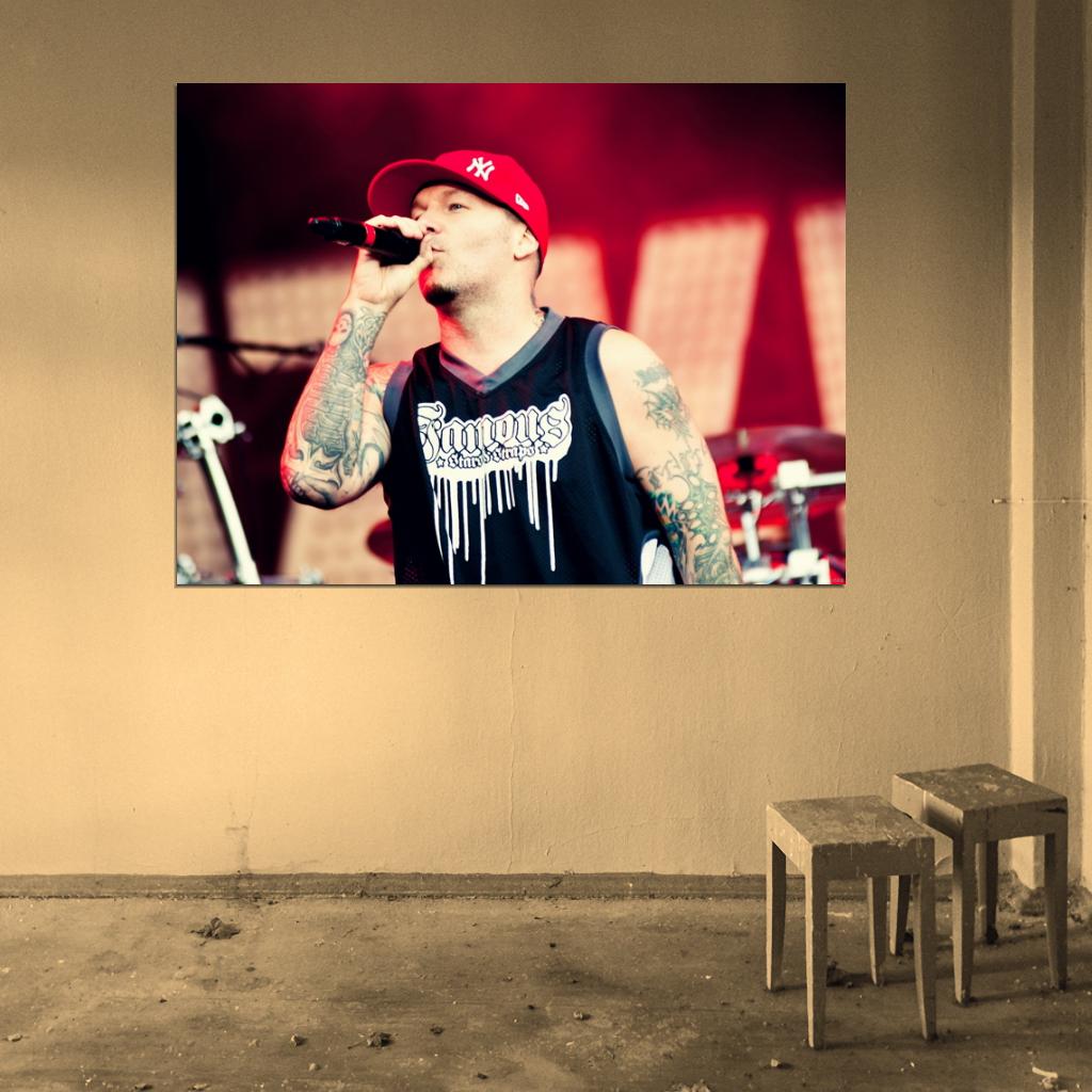 Limp Bizkit Fred Durst Rock Music Singer Group Wall Art Print Poster
