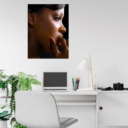 Meagan Good Beautiful Portrait Actress Wall Art Print Poster