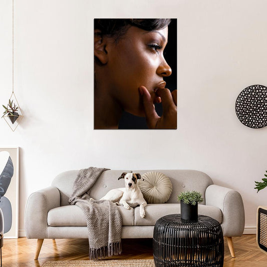 Meagan Good Beautiful Portrait Actress Wall Art Print Poster