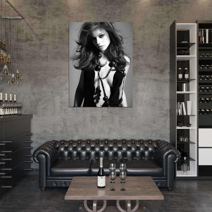 Michelle Trachtenberg Sexy Hot Actress BW Wall Art Print Poster