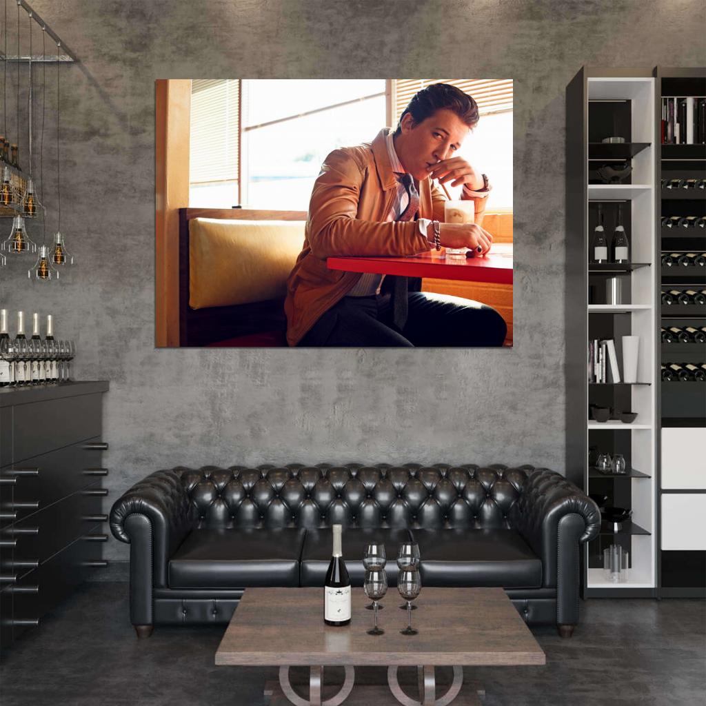 Miles Teller Hot Handsome Actor Wall Art Print Poster