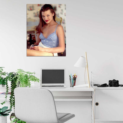 Milla Jovovich Young Actress Retro Vintage Wall Art Print Poster