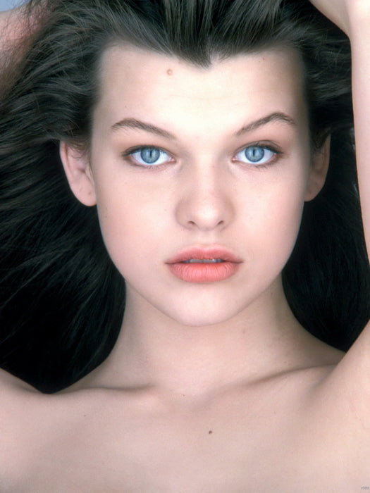 Milla Jovovich Awesome Portrait Model Young Wall Art Print Poster