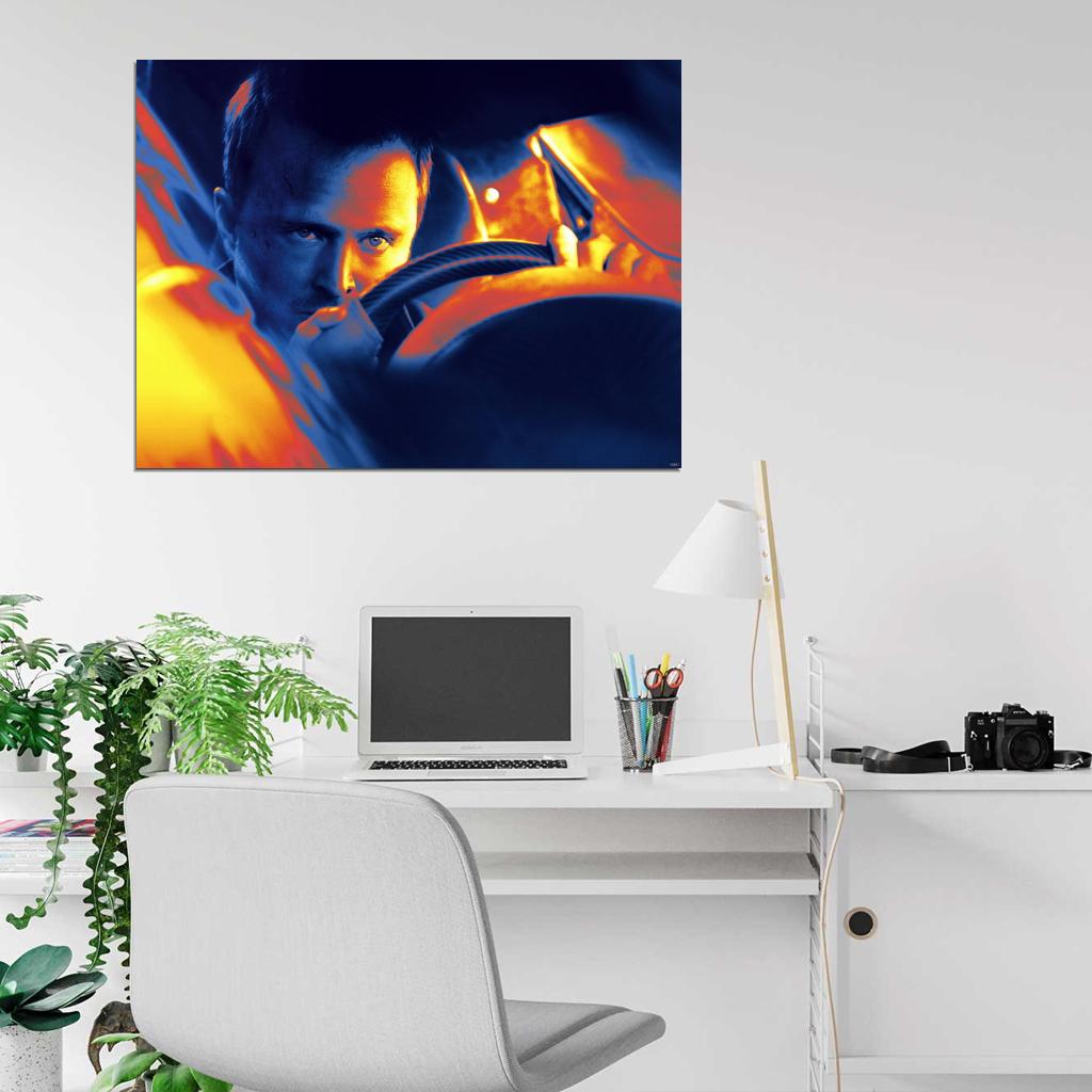 Aaron Paul Need For Speed Movie Wall Art Print Poster