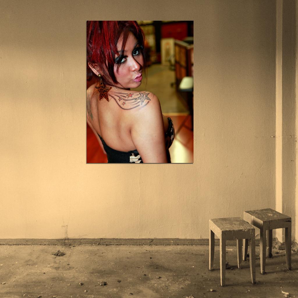 Nicole Polizzi Sexy Actress Wall Art Print Poster