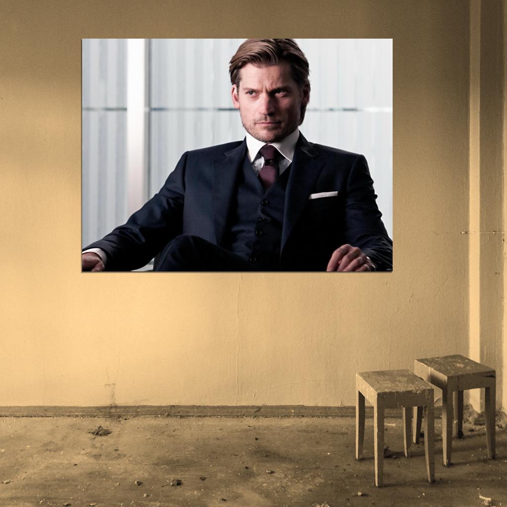 Nikolaj Coster-Waldau Actor Wall Art Print Poster