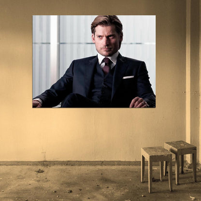 Nikolaj Coster-Waldau Actor Wall Art Print Poster