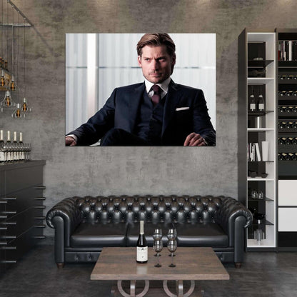 Nikolaj Coster-Waldau Actor Wall Art Print Poster