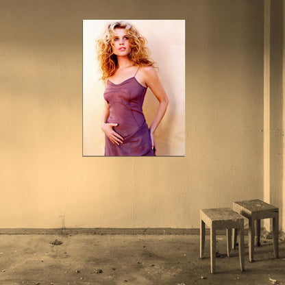 Rebecca Romijn Sexy Boobs Actress Model Wall Art Print Poster