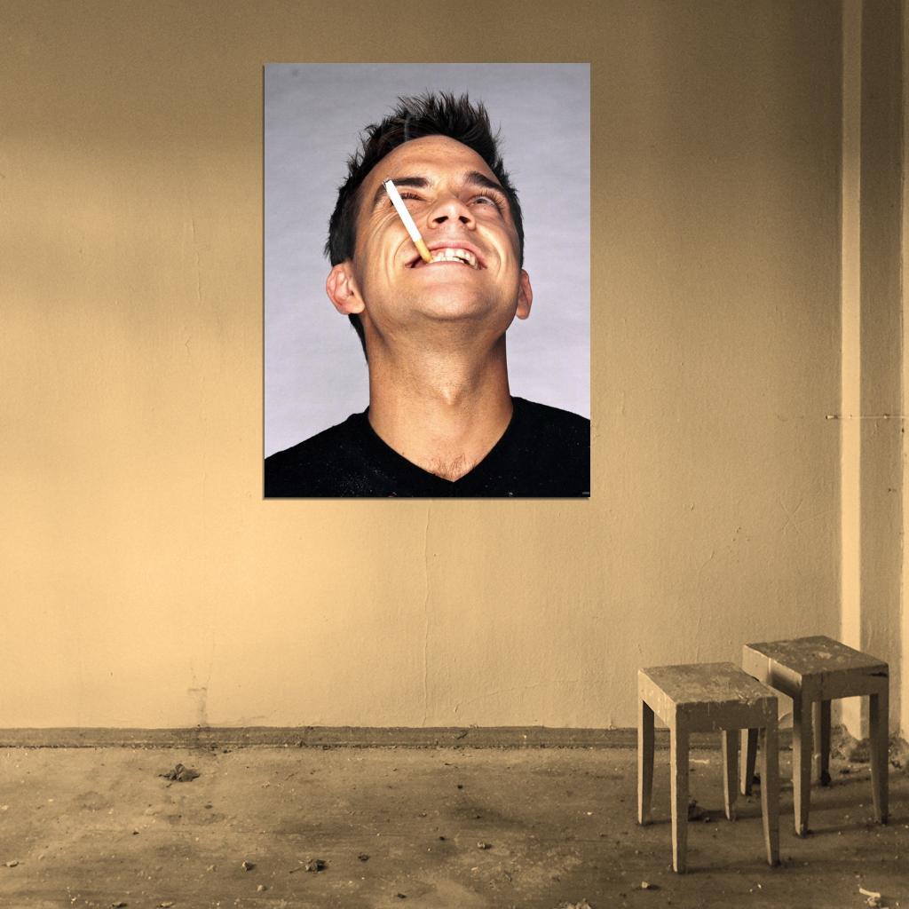 Robbie Williams Awesome Portrait Actor Wall Art Print Poster