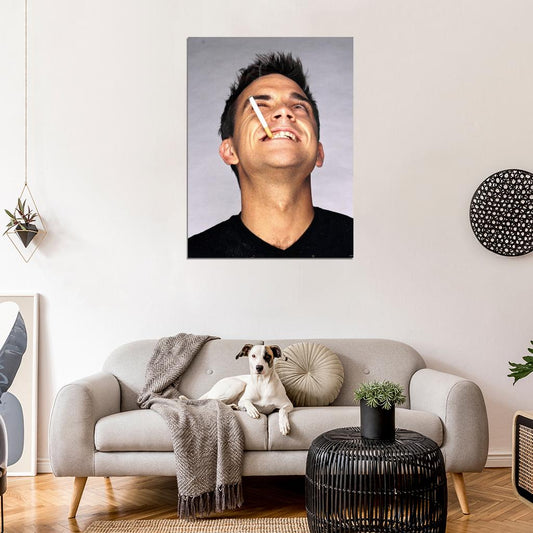 Robbie Williams Awesome Portrait Actor Wall Art Print Poster