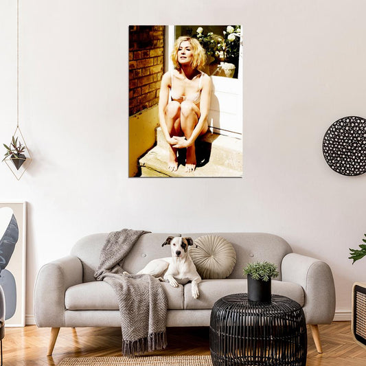 Rosamund Pike Beautiful Lingerie Actress Wall Art Print Poster