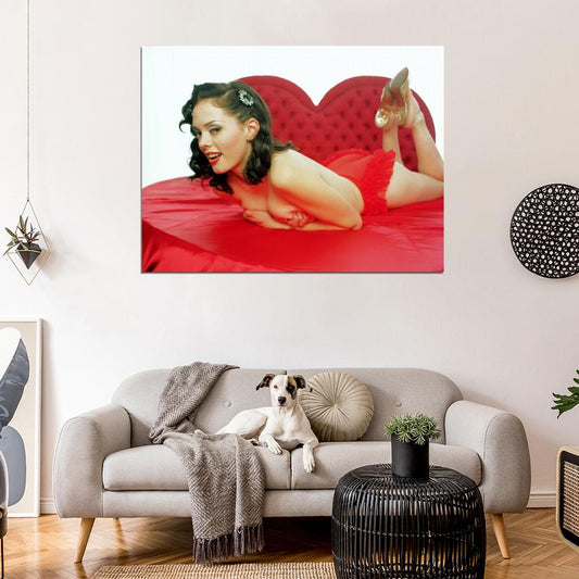 Rose McGowan Sexy Hot Boobs Panties Actress Wall Art Print Poster