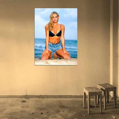 Sarah Connor Sexy Bikini Hot Music Singer Wall Art Print Poster