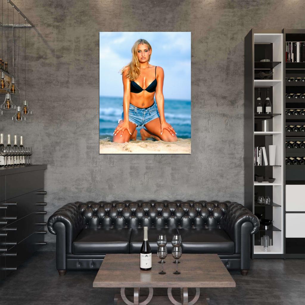 Sarah Connor Sexy Bikini Hot Music Singer Wall Art Print Poster
