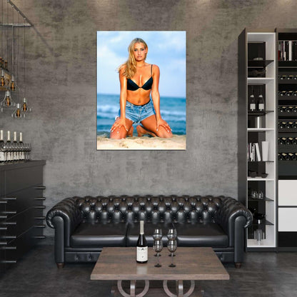 Sarah Connor Sexy Bikini Hot Music Singer Wall Art Print Poster