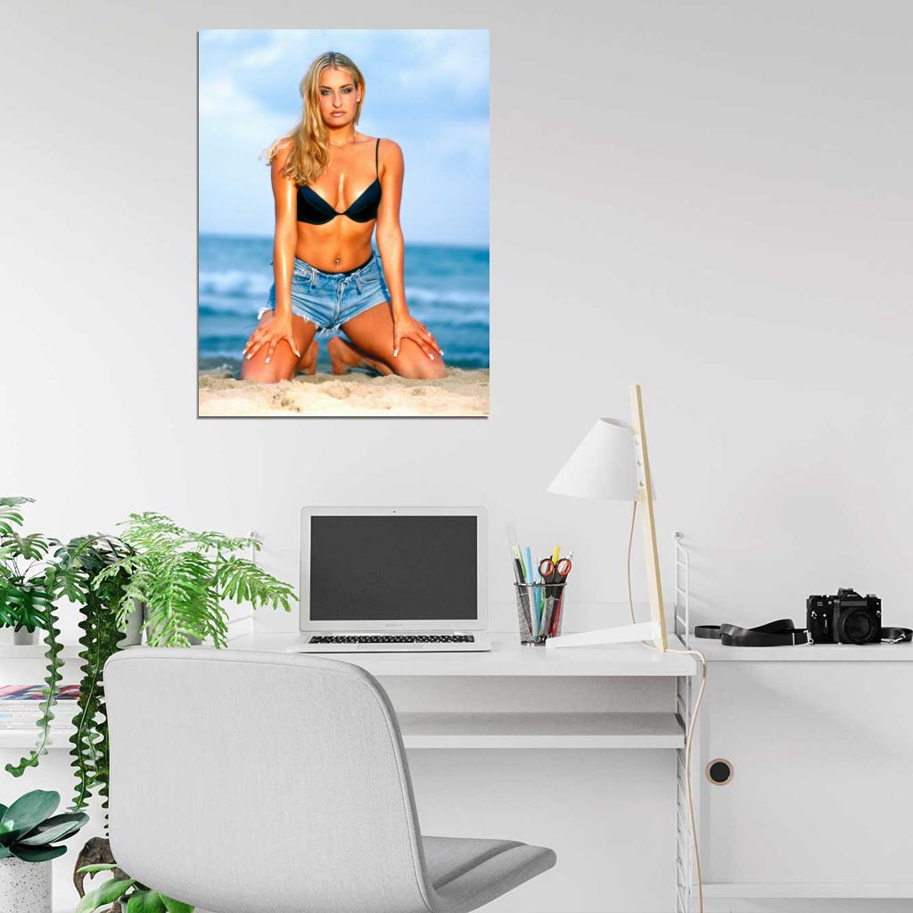 Sarah Connor Sexy Bikini Hot Music Singer Wall Art Print Poster