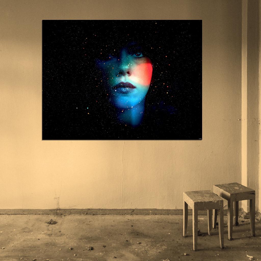 Scarlett Johansson Under The Skin Movie Wall Art Print Poster