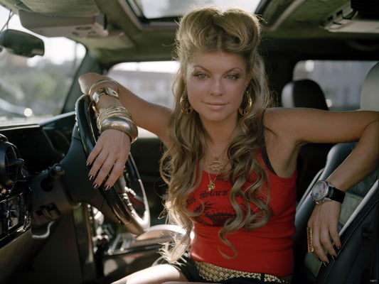 Fergie Hip Hop R&B Beautiful Music Singer Wall Art Print Poster