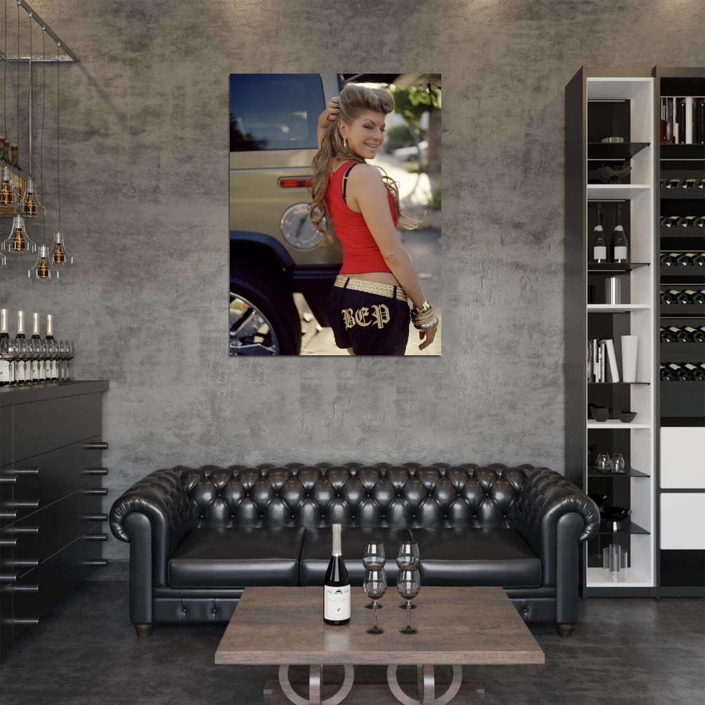 Fergie Hip Hop R&B Hot Music Singer Wall Art Print Poster