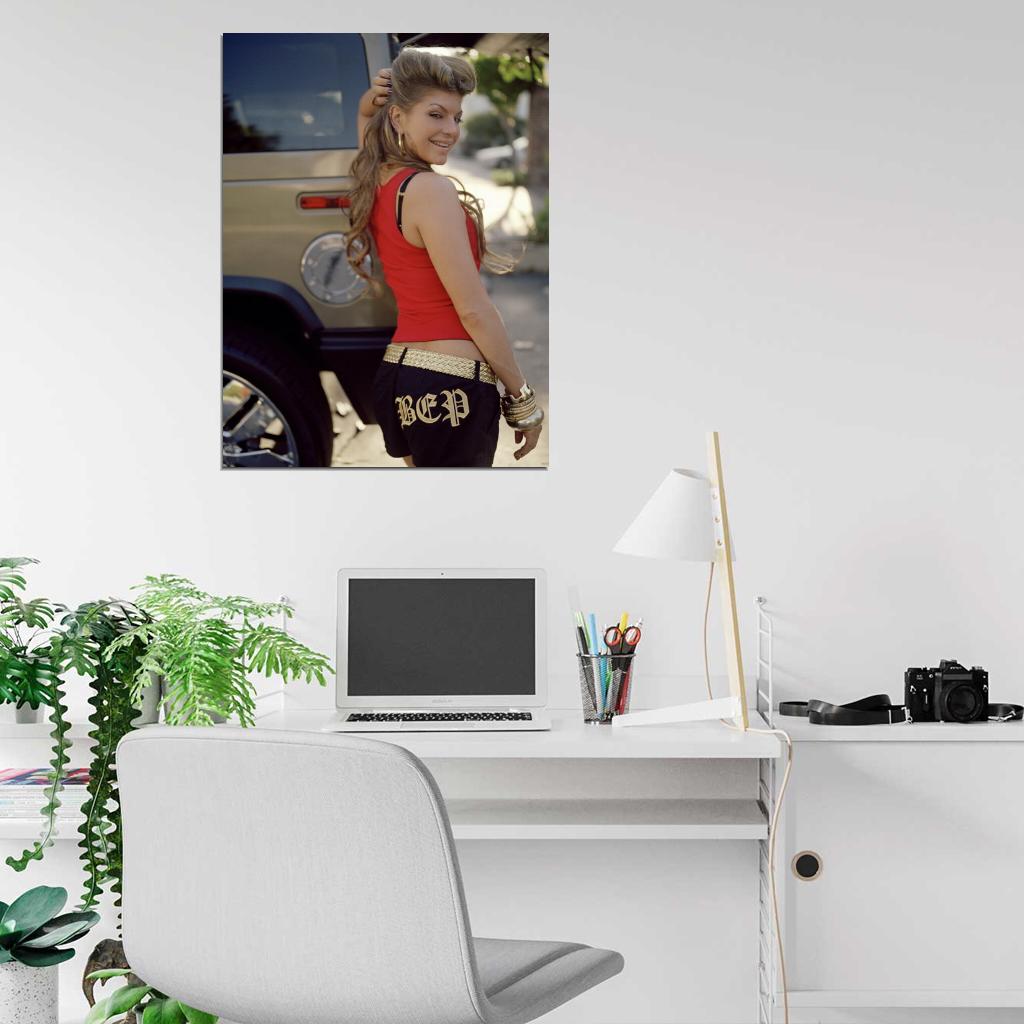 Fergie Hip Hop R&B Hot Music Singer Wall Art Print Poster