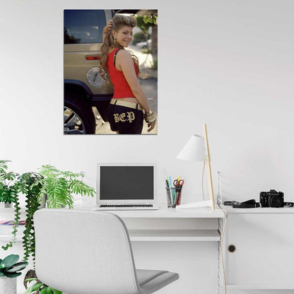 Fergie Hip Hop R&B Hot Music Singer Wall Art Print Poster