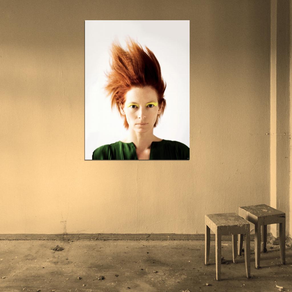 Tilda Swinton Awesome Portrait Make-up Actress Wall Art Print Poster