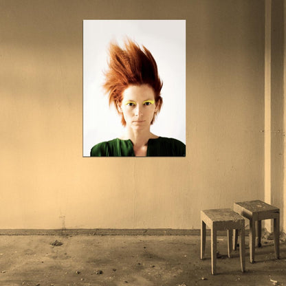 Tilda Swinton Awesome Portrait Make-up Actress Wall Art Print Poster