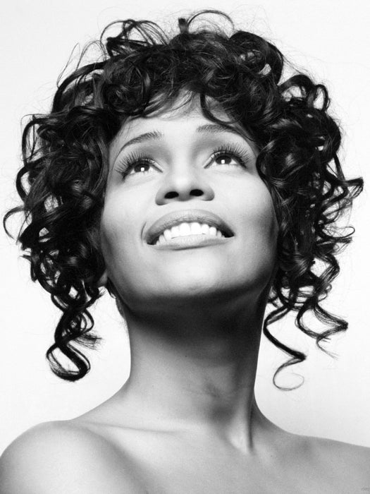 Whitney Houston Cute Portrait Hot Music Singer Wall Art Print Poster