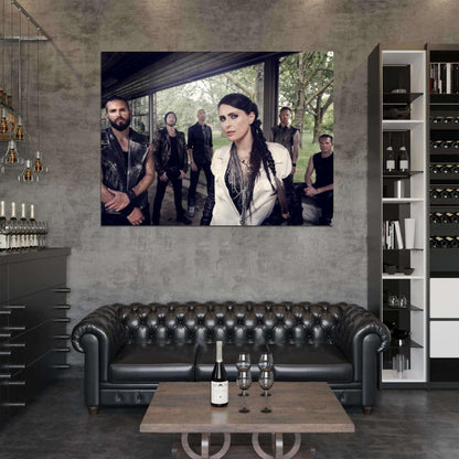 Within Temptation Rock Band Music Group Wall Art Print Poster