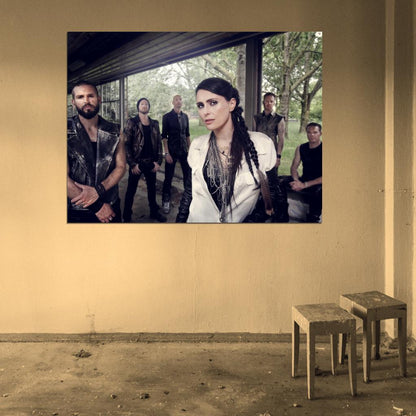 Within Temptation Rock Band Music Group Wall Art Print Poster