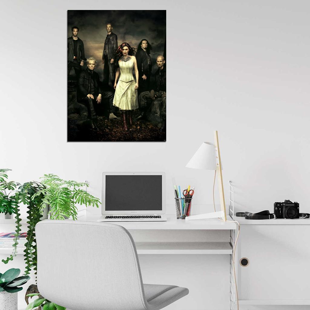 Within Temptation Rock Music Band Group Wall Art Print Poster