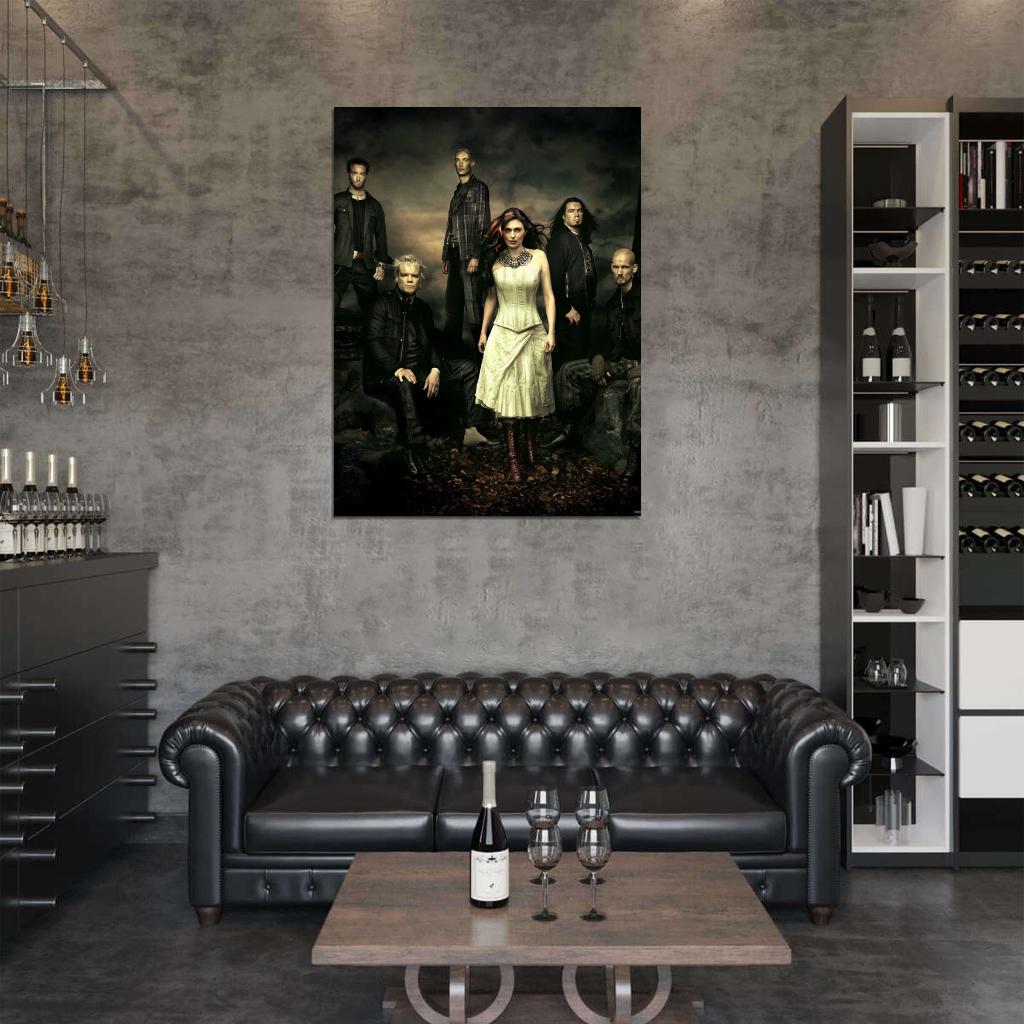 Within Temptation Rock Music Band Group Wall Art Print Poster