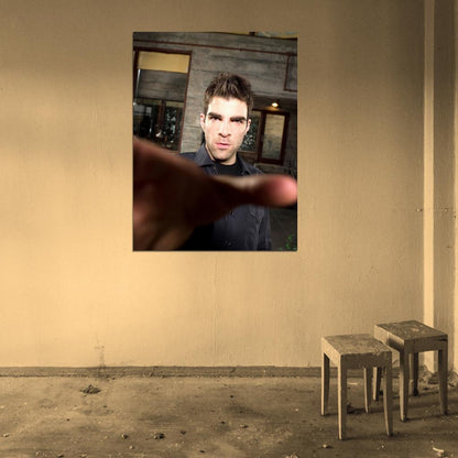 Zachary Quinto Handsome Awesome Actor Wall Art Print Poster