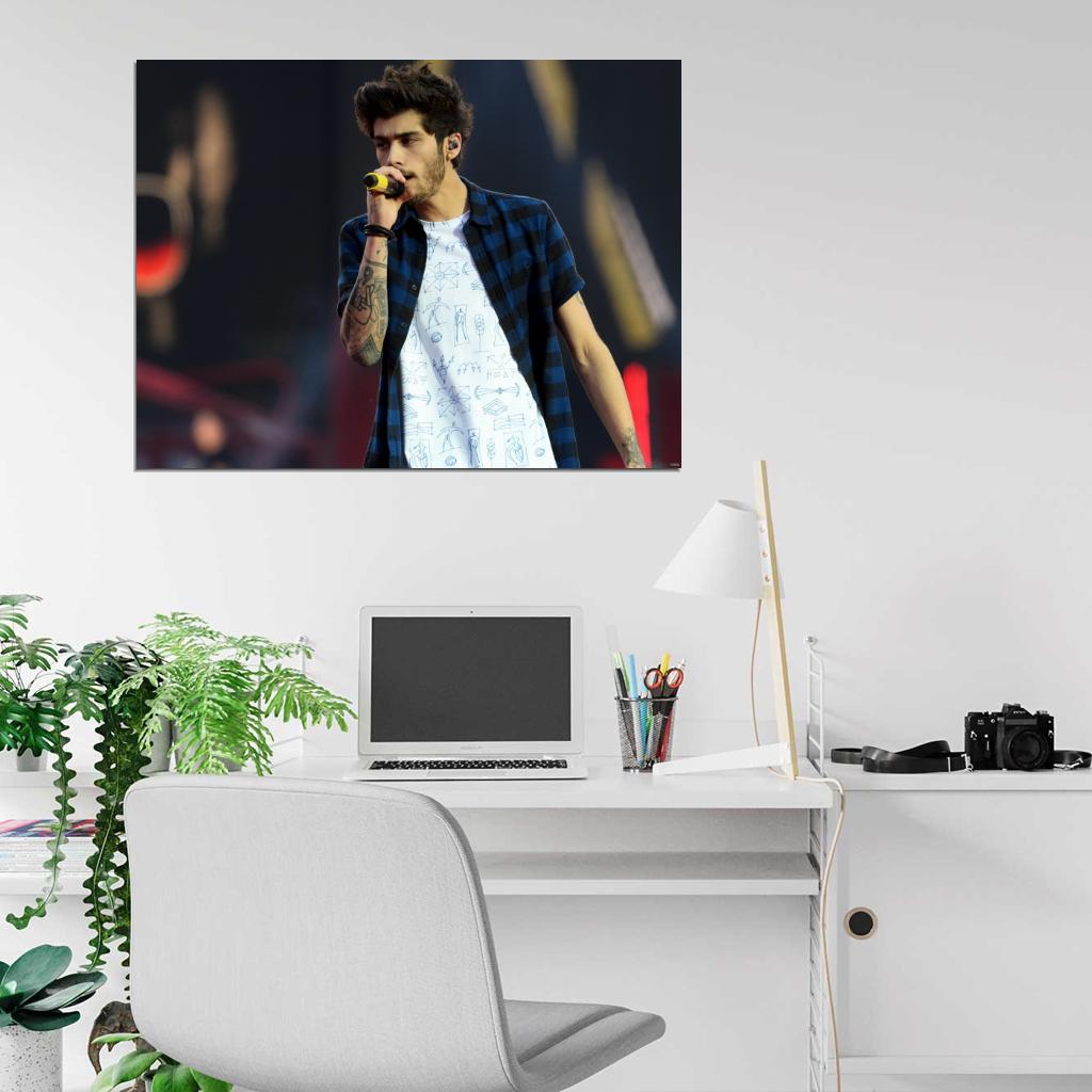 Zayn Malik Handsome Hot Music Singer Wall Art Print Poster