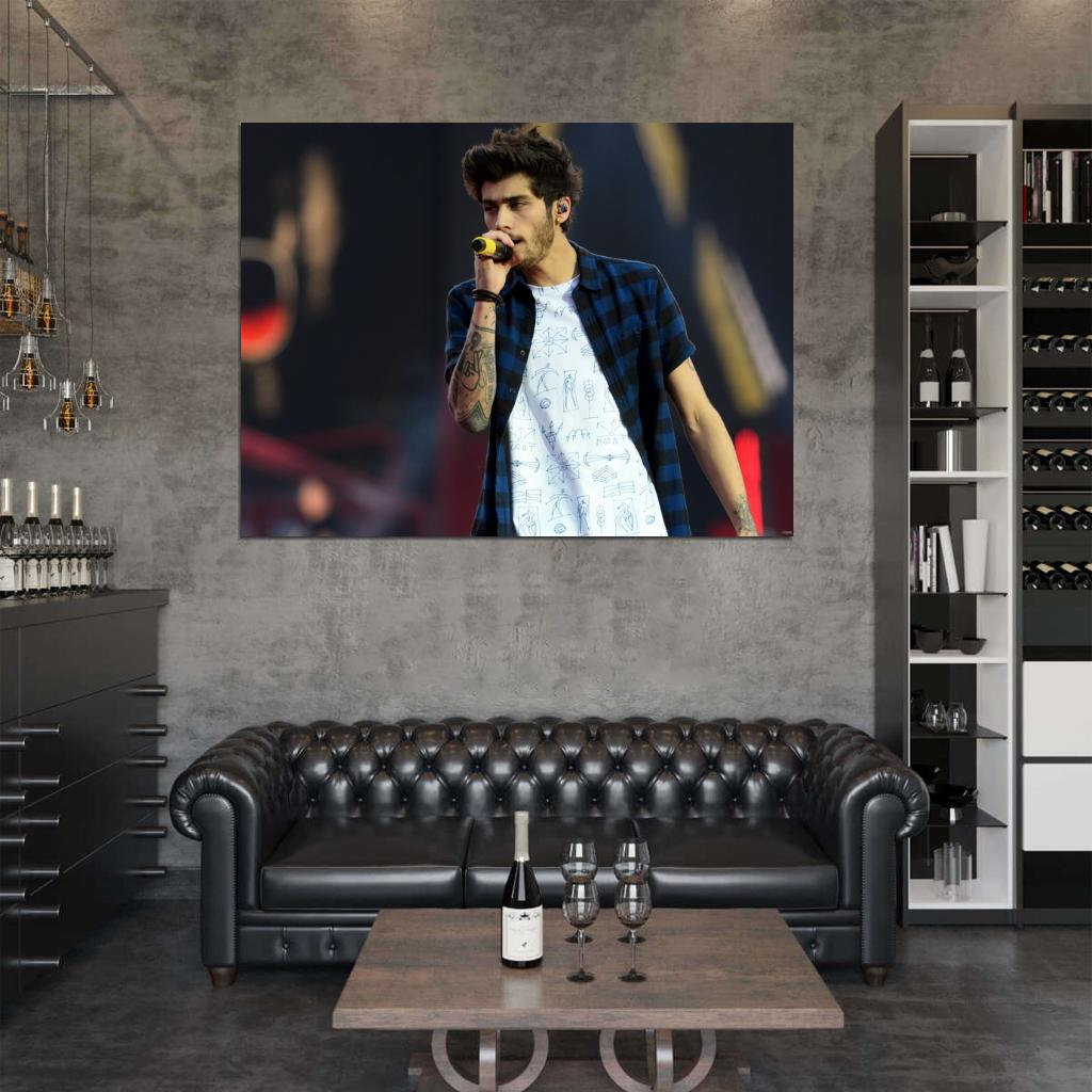 Zayn Malik Handsome Hot Music Singer Wall Art Print Poster